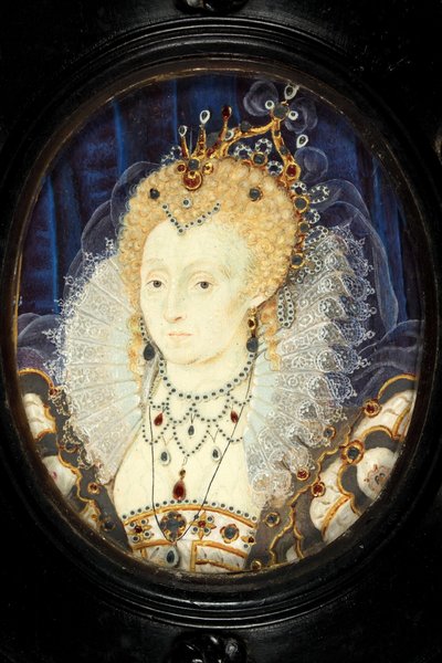 Regina Elisabetta I, c.1590 da Nicholas Hilliard